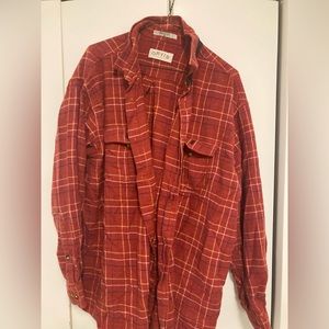 Orvis red/yellow flannel